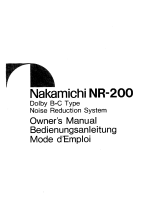 Nakamichi NR-200-Owners-Manual 